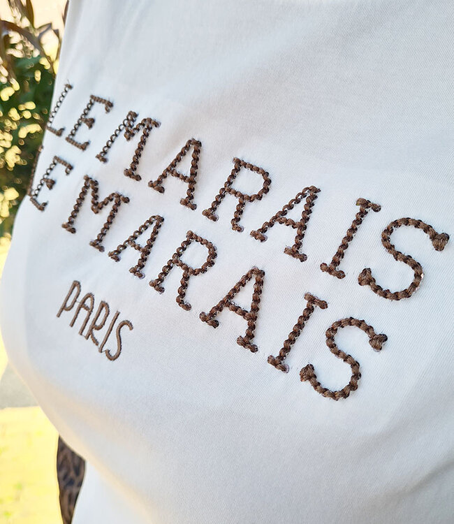 T-shirt Le Marais Wit
