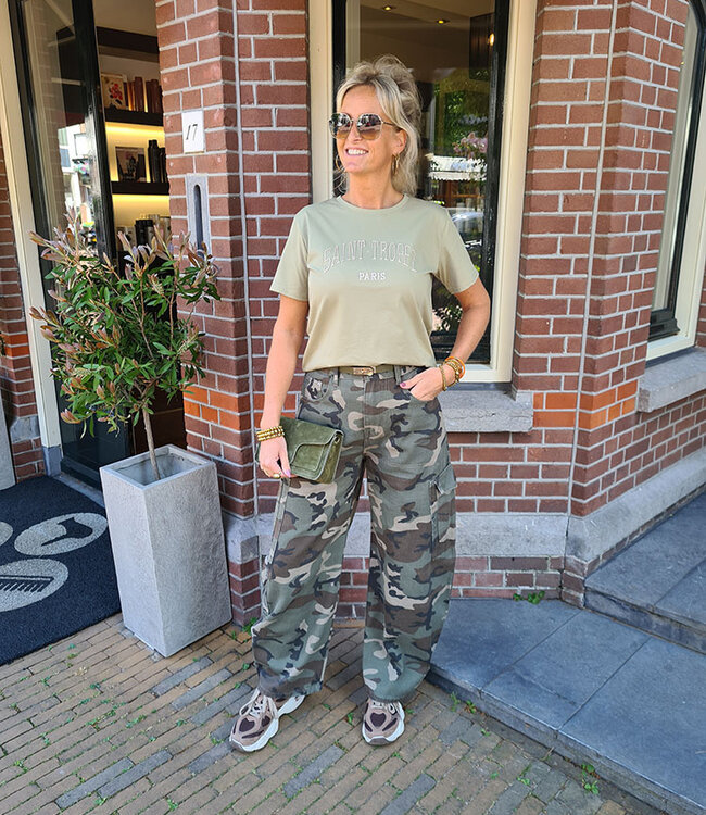 T-shirt Saint Tropez Groen