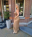 Zijdelook Jumpsuit Brons