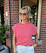 Sweater Tee Stripes Rood/Roze