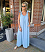 Azzurro Lange Dunne Denim Dress
