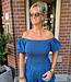 Biba Gesmokt Denim Top