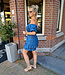 Biba Gesmokt Denim Top