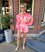 Blouse Ruffle Kleurrijk Rozetinten