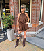 Halterplaysuit Gehaakt Donkerbruin