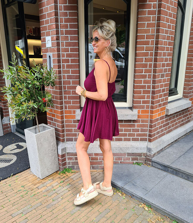 Summer Playsuit Bordeaux