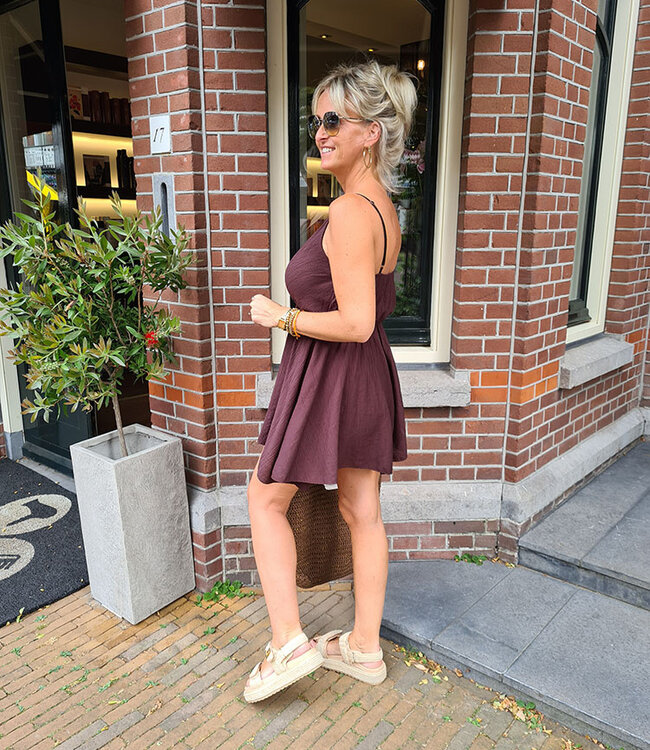Summer Playsuit Donkerbruin