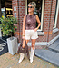 Gevlochten Bag Donkerbruin