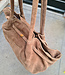 Handtas Suede Taupe Coline