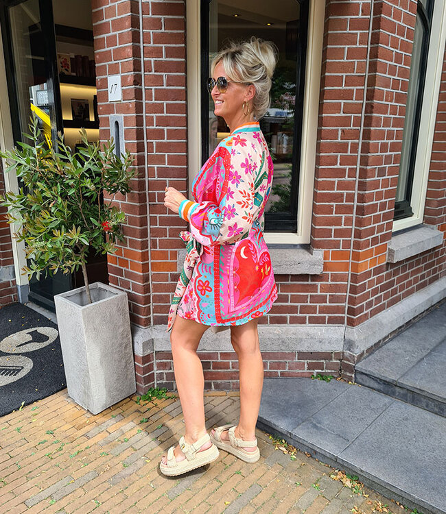Wikkeldress LM Multi Oranje 04