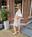 Azzurro Leopard Dress Vhals Soft Beige Tinten