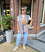 Crossbody met Studs Camel