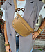 Crossbody met Studs Camel