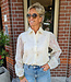 Azzurro Luxe Blouse Flower Crème