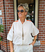 Biba Bomber Korte Mouw Beige/Oranje