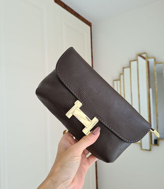 H Little Bag Donkerbruin