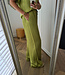 Zijdelook Pantalon Groen