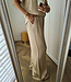 Zijdelook Pantalon Gold