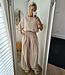 Luxe 2-Delige Set Beige Top + Broek