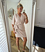 Azzurro Luxe Jurk Viscose Beige
