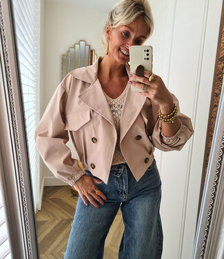 Short Jack Beige met Knopen