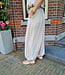 Oversized Linnenlook Ballon Broek Beige/Taupe