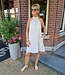 Azzurro Luchtige Halterdress Crème
