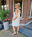 Azzurro Luchtige Halterdress Crème
