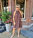 Azzurro Luchtige Halterdress Donkerbruin