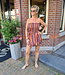 Strapless Playsuit Aztec Bruin/Blauw