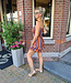 Strapless Playsuit Aztec Bruin/Blauw