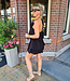 Halter Playsuit Ruffle Zwart