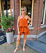 Halter Playsuit Ruffle Donkeroranje