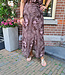 Palmtree 2.0 Wikkelrok Donkerbruin/Roze