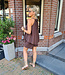 2-Delige Haltertop + short Donkerbruin