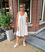 Azzurro Medium Dress met Strikjes Crème