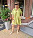 Luchtige Oversized Tuniek/Blouse/Jurk Groen