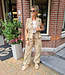 Ambika Gilet Beige Gesmokt Aleid
