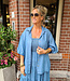 Blouse Pofmouw Dunne Denim