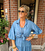 Blouse Pofmouw Dunne Denim