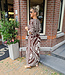 Azzurro Barokdress Donkerbruin/Crème