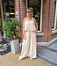 2-Delige Set Ballon Top + Wijde Broek Beige