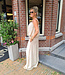 2-Delige Set Ballon Top + Wijde Broek Beige