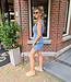 2-Delige Gilet + Short Denim Stretch Blauw