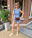 Suède Bag met Studs Monica Donkerbruin
