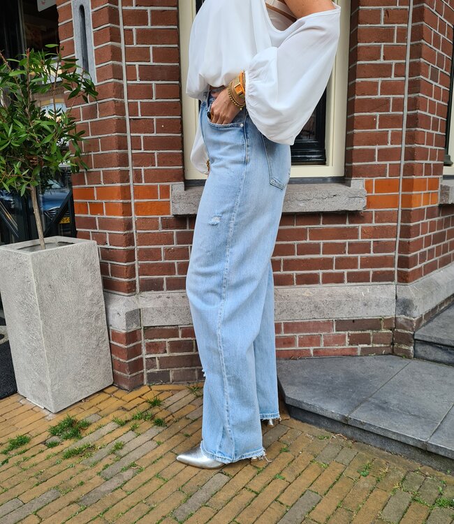 Queen Hearts Barrel Jeans High Waist 3837-1