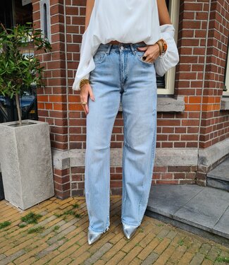 Queen Hearts Barrel Jeans High Waist 3837-1