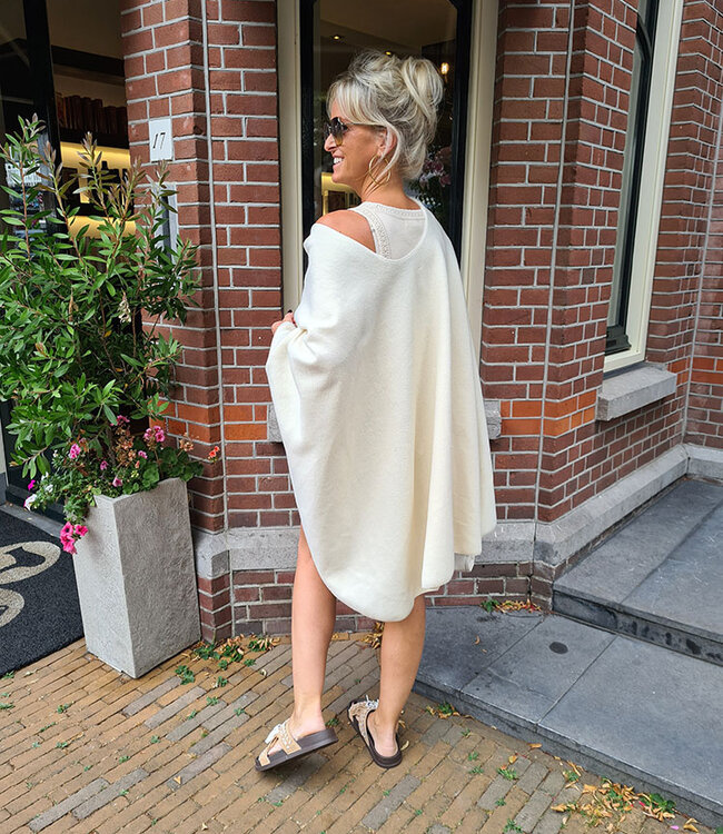 Omslagdoek Crème