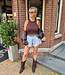 Halter Knit Top Donkerbruin
