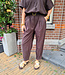 Tan Ballon Broek Donkerbruin